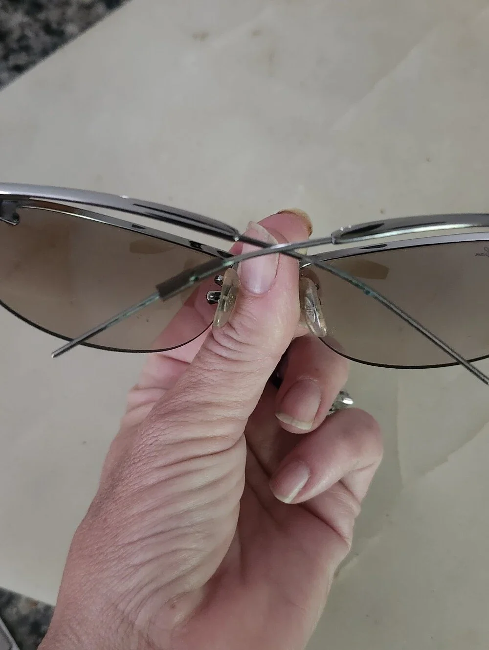 Ray-Ban RB3179 Brown Lens Sunglasses with Black Case
